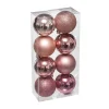 RETIF Deco De Sapin Lot De 8 Boules De Noel O7Cm Nuance De Rose Online