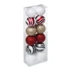 RETIF Deco De Sapin Lot De 12 Boules De Noel O4Cm Multicolore Hot