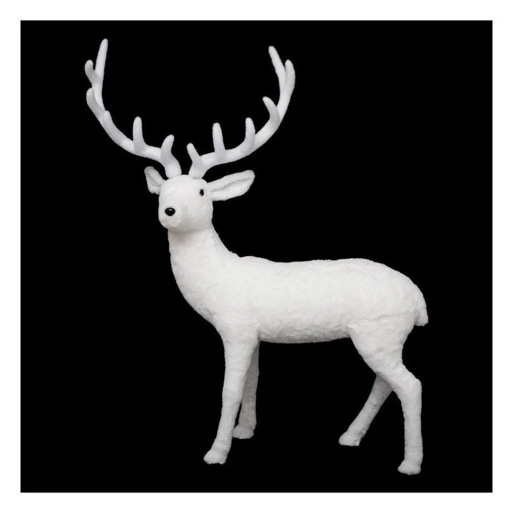 RETIF Deco Noel Magnifique Renne Blanc L 73Xh 108Cm Online