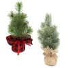 RETIF Decoration De Noel - 4 Sapins Artificiels De Table, H.25Cm Online