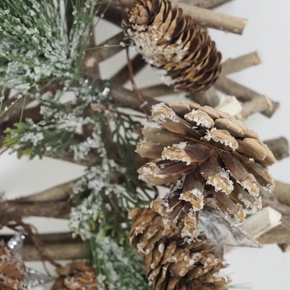 RETIF Decoration De Noel - Set De 2 Sapins De Table En Bois, H.45Cm Online