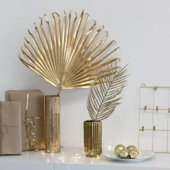 RETIF Decoration De Noel - Tiges Artificielles De Palme, H.80Cm, Or Best