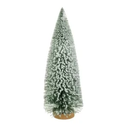 RETIF Decoration De Noel Sapin De Table Artificiel Vert Enneige H25Cm Best