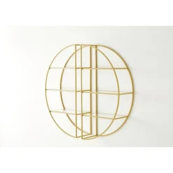 RETIF Etagere Demi Lune Droite Ou Gauche Cremagold L 45 X P 20 X H 90 Cm Fashion