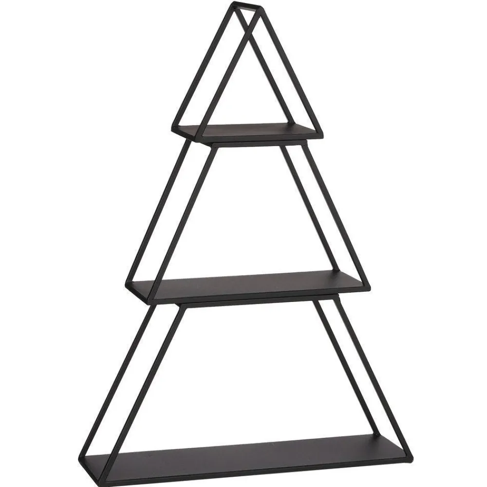 RETIF Etagere Sapin Metal Noir En 3 Morceaux 50X14X27 + 35X14X24 + 20X14X20Cm Hot