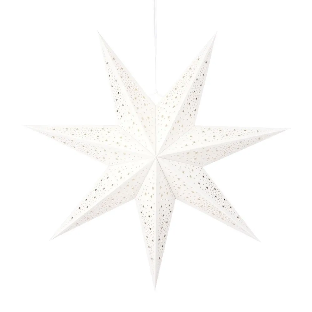 RETIF Etoile En Papier Blanc Avec Etoiles O60Cm Outlet