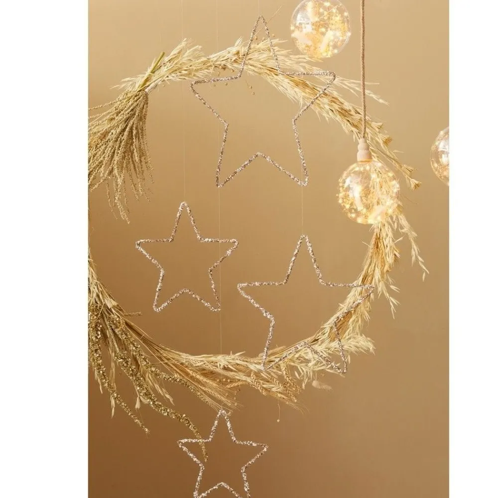 RETIF Etoiles Champagne Pailletees O40+30+25+20Cm - Par 4 Flash Sale
