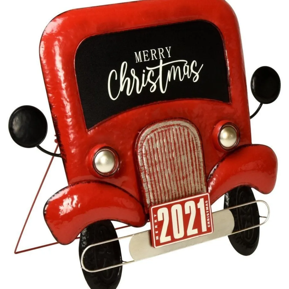 RETIF Facade Voiture "Merry Christmas" En Metal 77X87Cm Online