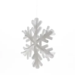 RETIF Flocon En Ouate Blanc Glitter L 35 X P 9 X H 40 Cm Cheap