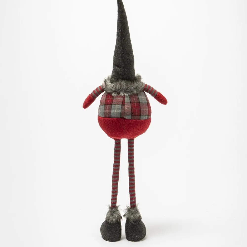 RETIF Gnome Boule En Tissu Rouge Et Gris H 88 Cm Store