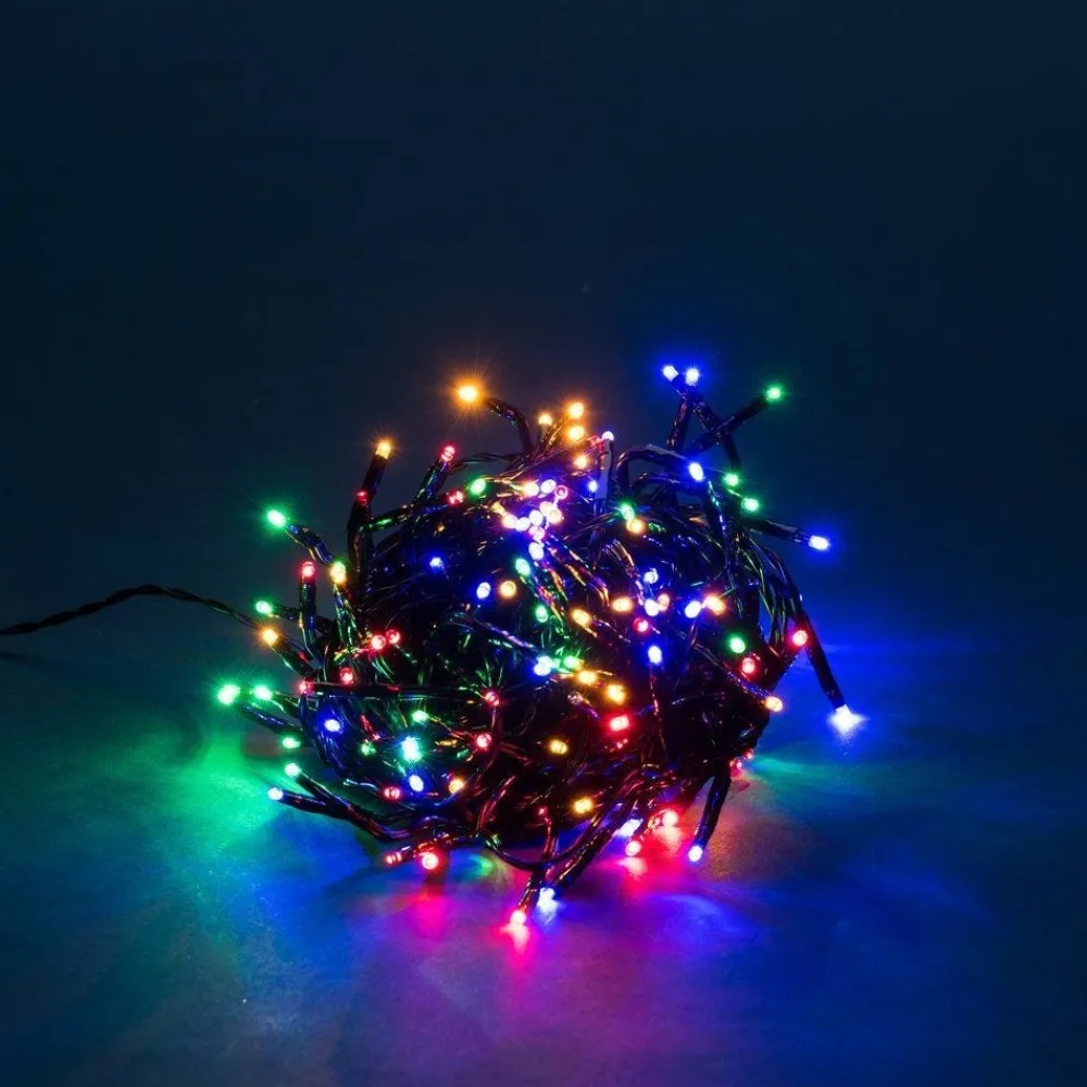 RETIF Guirlande 180 Leds Multicolores Cable Noir 13,5M Cheap