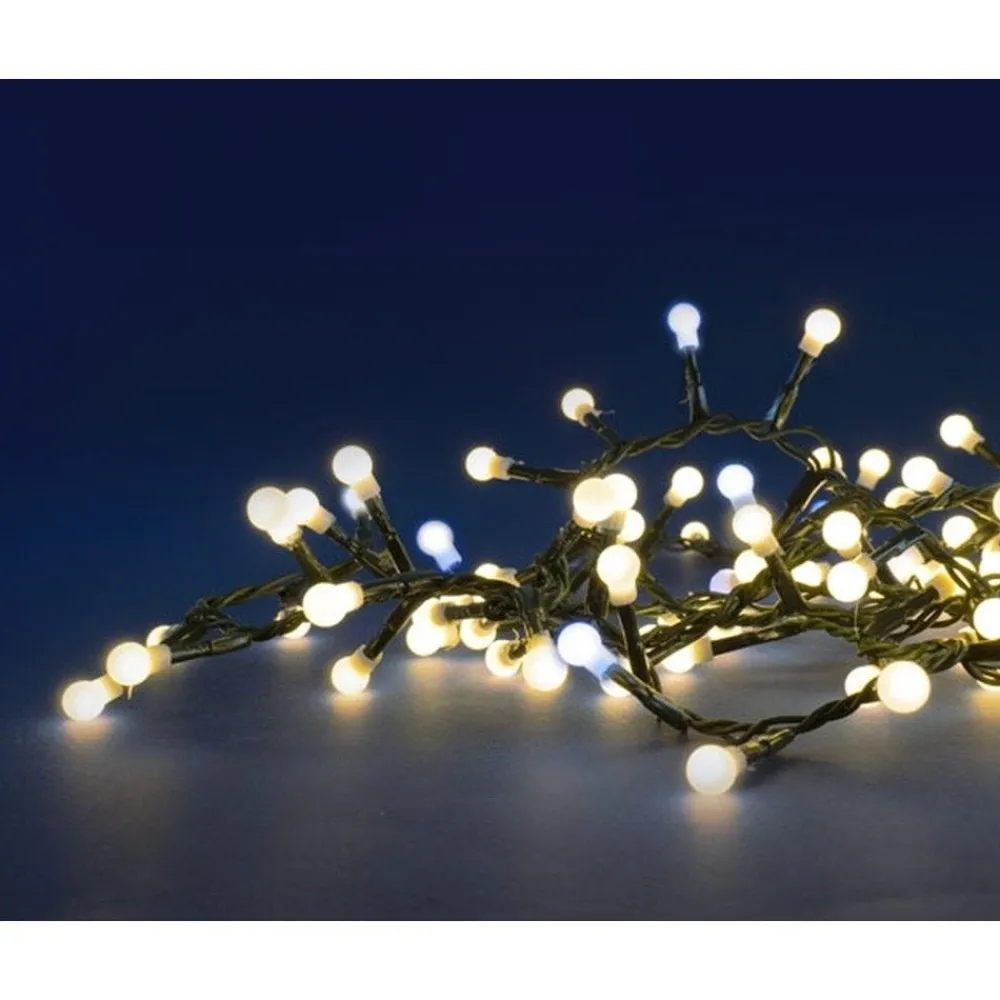 RETIF Guirlande Cherrylight® Led Compact Blanc Chaud & Flash - 9M Best