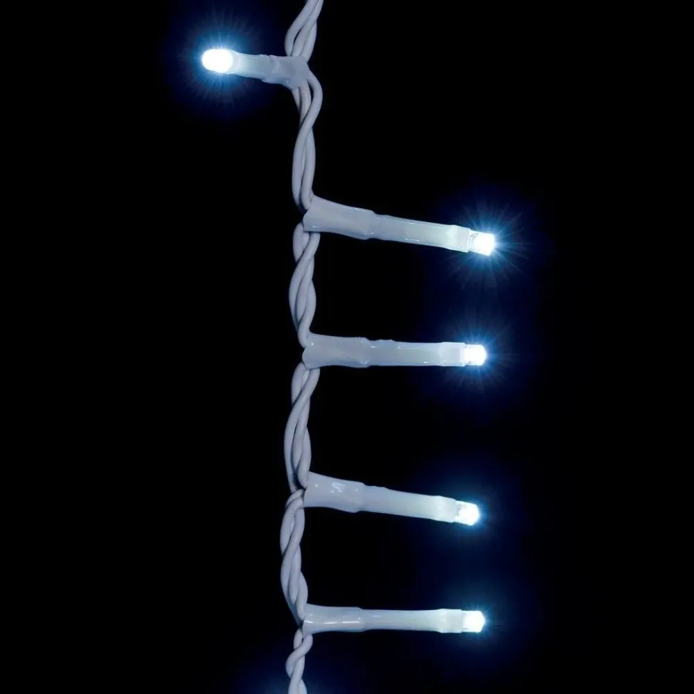 RETIF Guirlande Compact 750 Leds Blanc Froid Cable Blanc Store