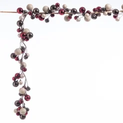 RETIF Guirlande De 108 Boules O 4 Et 6 Cm Champagne, Bordeaux, Taupe L 250 Cm Clearance
