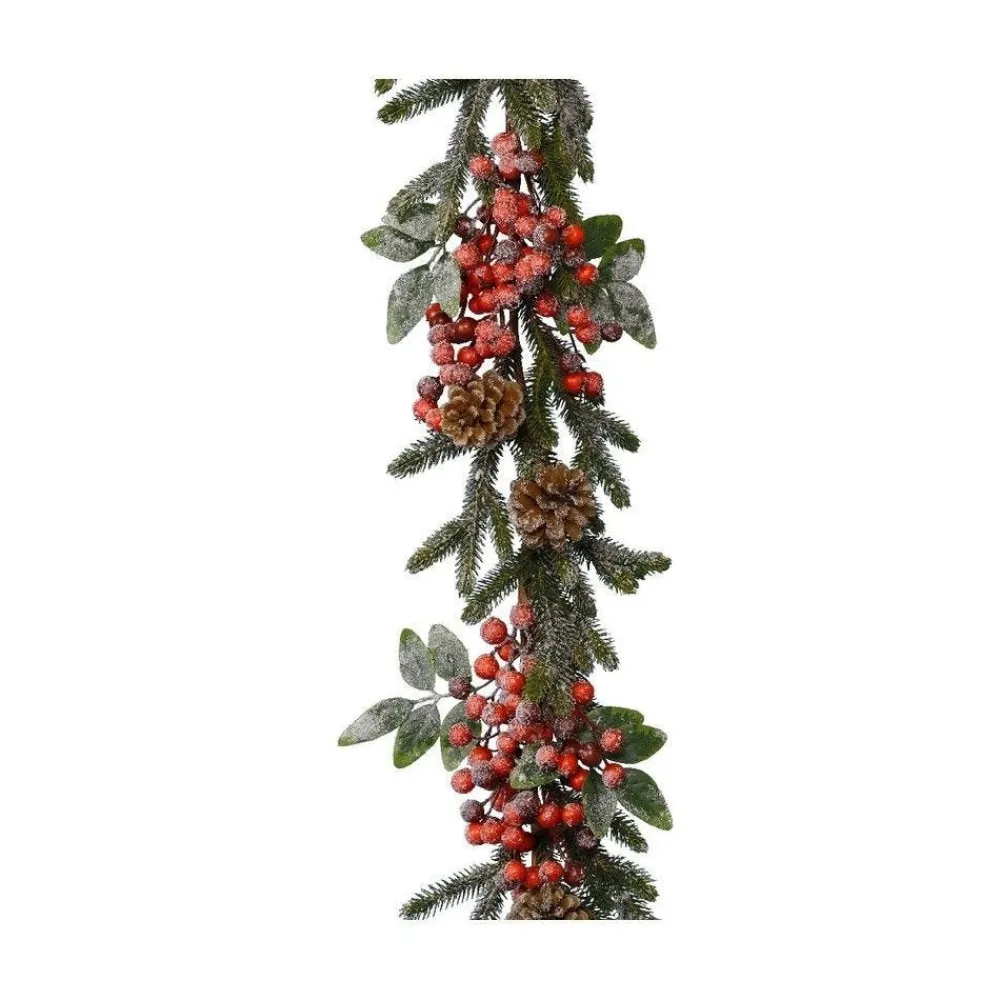 RETIF Guirlande De Baies Et Pommes De Pin 176Cm Clearance