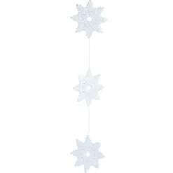 RETIF Guirlande De Flocons Blancs Glitter 190Cm Clearance