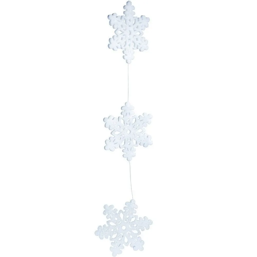 RETIF Guirlande De Flocons Blancs Glitter 200Cm Sale