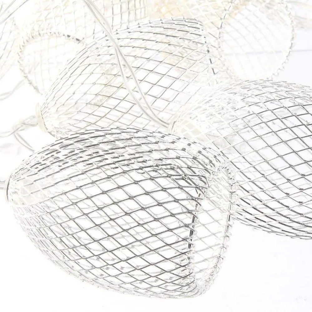 RETIF Guirlande Lumineuse 10 Cages Argentees Best