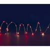 RETIF Guirlande Micro Led Rouge & Flash Blanc Pur - 7,5M Best Sale