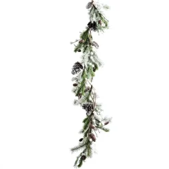 RETIF Guirlande Sapin Enneigee Avec Boules De Neige L 183Cm Cheap