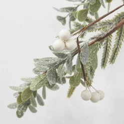RETIF Guirlande Verte Et Baies Blanches L 130 Cm New