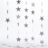 RETIF Guirlandes Etoiles En Papier Blanc -3 X 2 M Et 5 X 1M Store