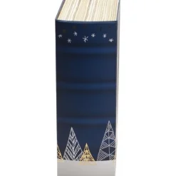 RETIF Livre Coffret Carton Sapins Bleus/Dorure - 23.2X35.2X12.6 Cm- Par 8 Cheap