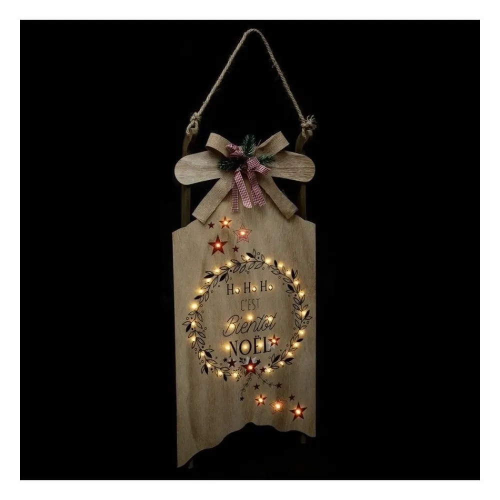 RETIF Luge De Noel Lumineuse 40 Led Blanc Chaud 70Cm Flash Sale