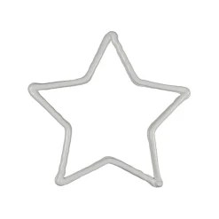 RETIF Motif Etoile Blanc 2D - 20Cm Fashion