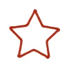 RETIF Motif Etoile Rouge 2D - 38Cm Sale