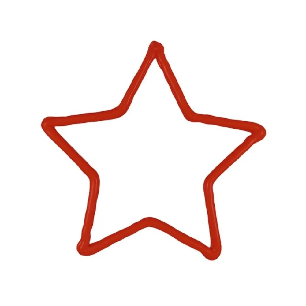 RETIF Motif Etoile Rouge 2D - 20Cm Cheap