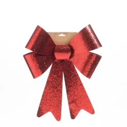 RETIF Noeud Rouge Glitter L 36 X H 46 Cm Shop