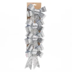 RETIF Noeuds Argent L 13,5 X H 17 Cm - Par 4 Discount