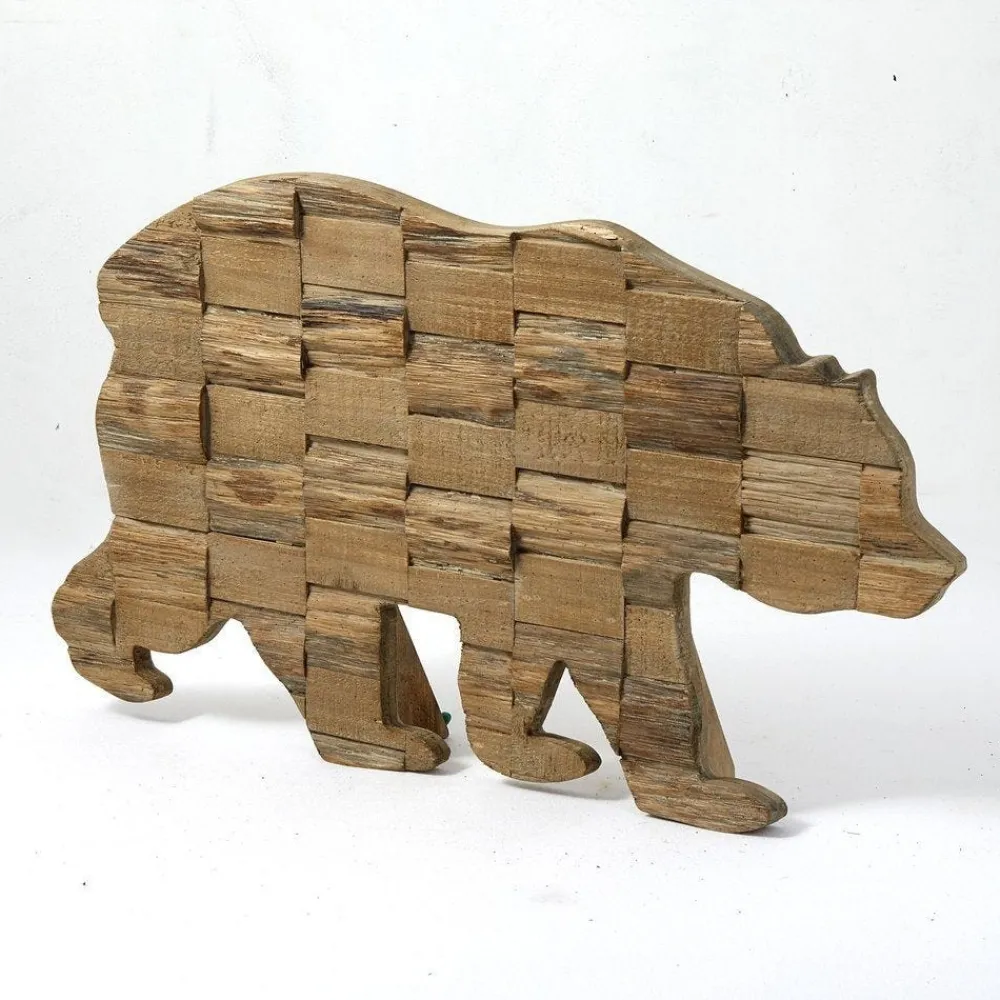 RETIF Ours En Bois L 60 X H 35 Cm Best