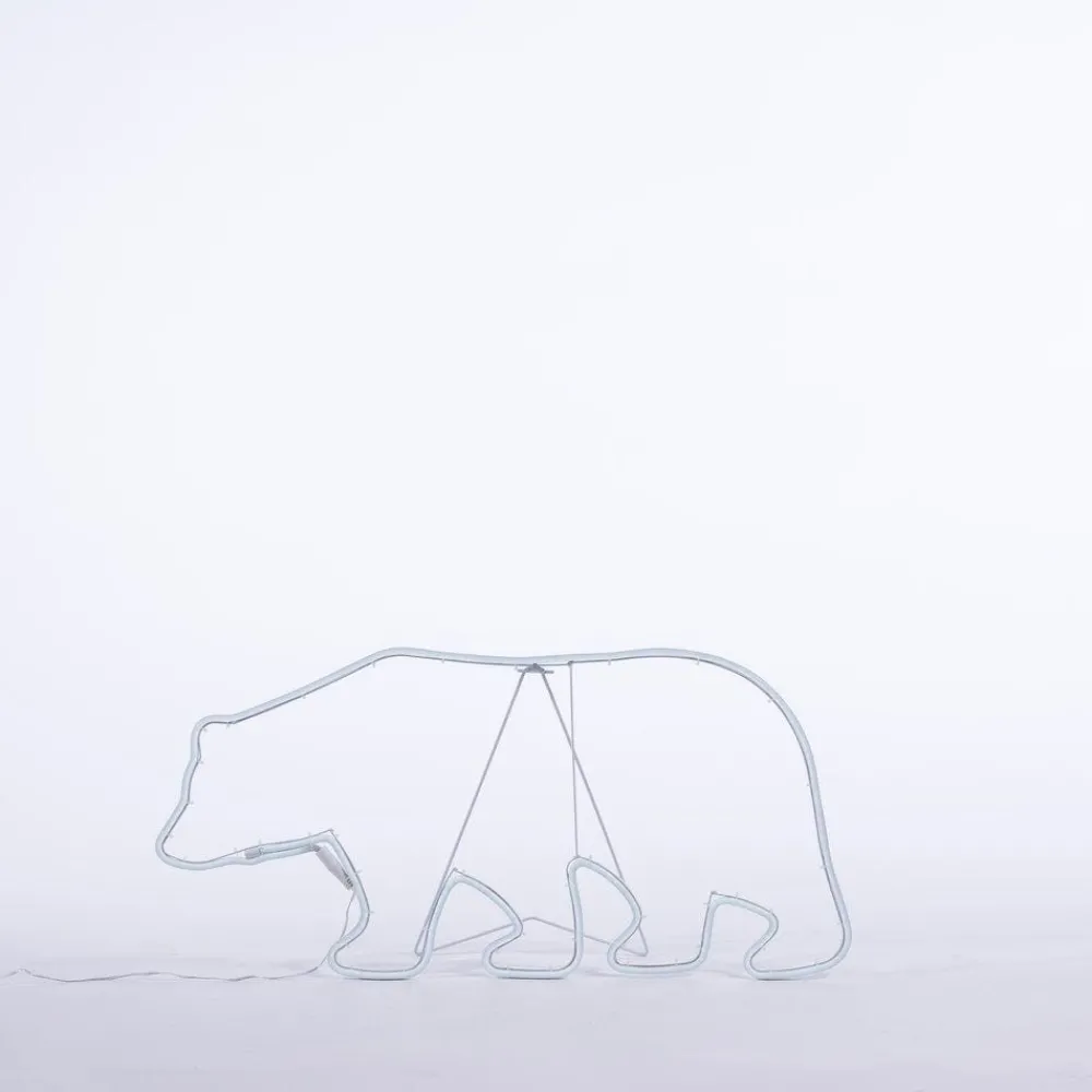 RETIF Ours Neonflex L 76 X H 40 Cm -260 Leds Blanc Froid Best