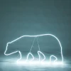 RETIF Ours Neonflex L 116 X H 60 Cm - 412 Leds Blanc Froid Discount