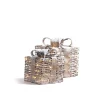 RETIF Paquets Cadeaux Enneiges Lumineux L 20 X H 24 Cm + L 25 X H 30 Cm - Par 2 Store