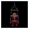 RETIF Pere Noel Grimpeur Sur Balancoire Lumineuse A Led Couleurs Changeantes H70Cm Sale