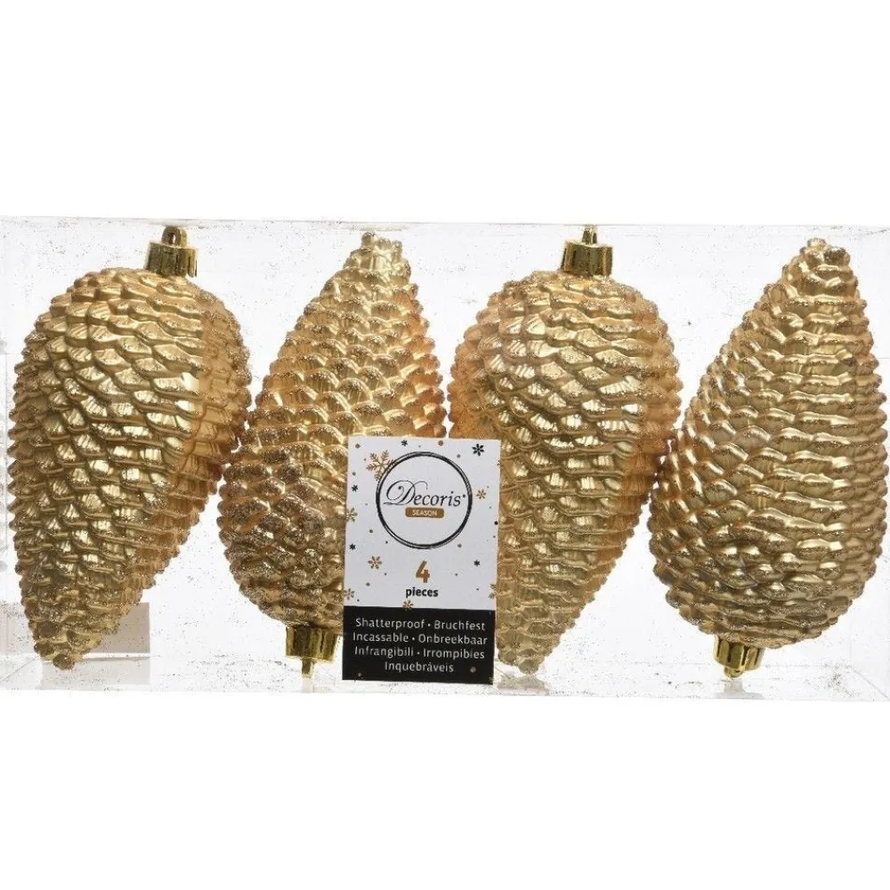 RETIF Pommes De Pin Or 7X12Cm - Par 4 Store