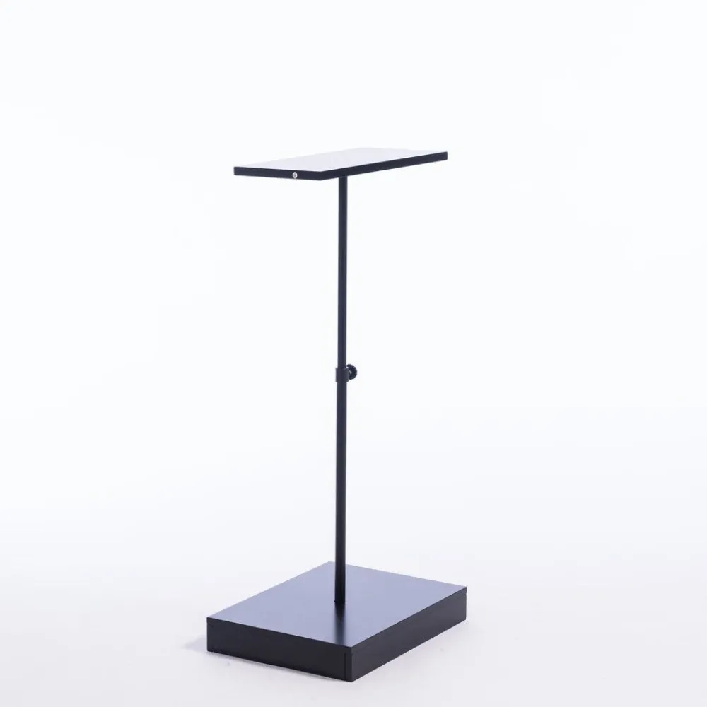 RETIF Presentoir Metal Noir Sur Pied Extensible De 50 A 90 Cm Best