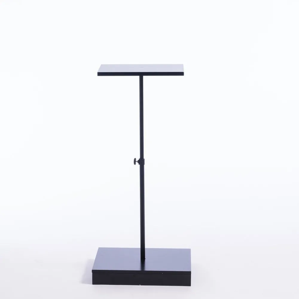 RETIF Presentoir Metal Noir Sur Pied Extensible De 50 A 90 Cm Best