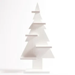 RETIF Presentoir Sapin Blanc Avec 5 Tablettes L 90 X P 31 X H 176 Cm Best Sale