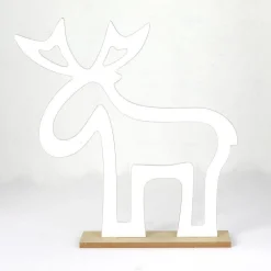 RETIF Renne Blanc Sur Socle L 58 X P 10 X H 61 Cm Online