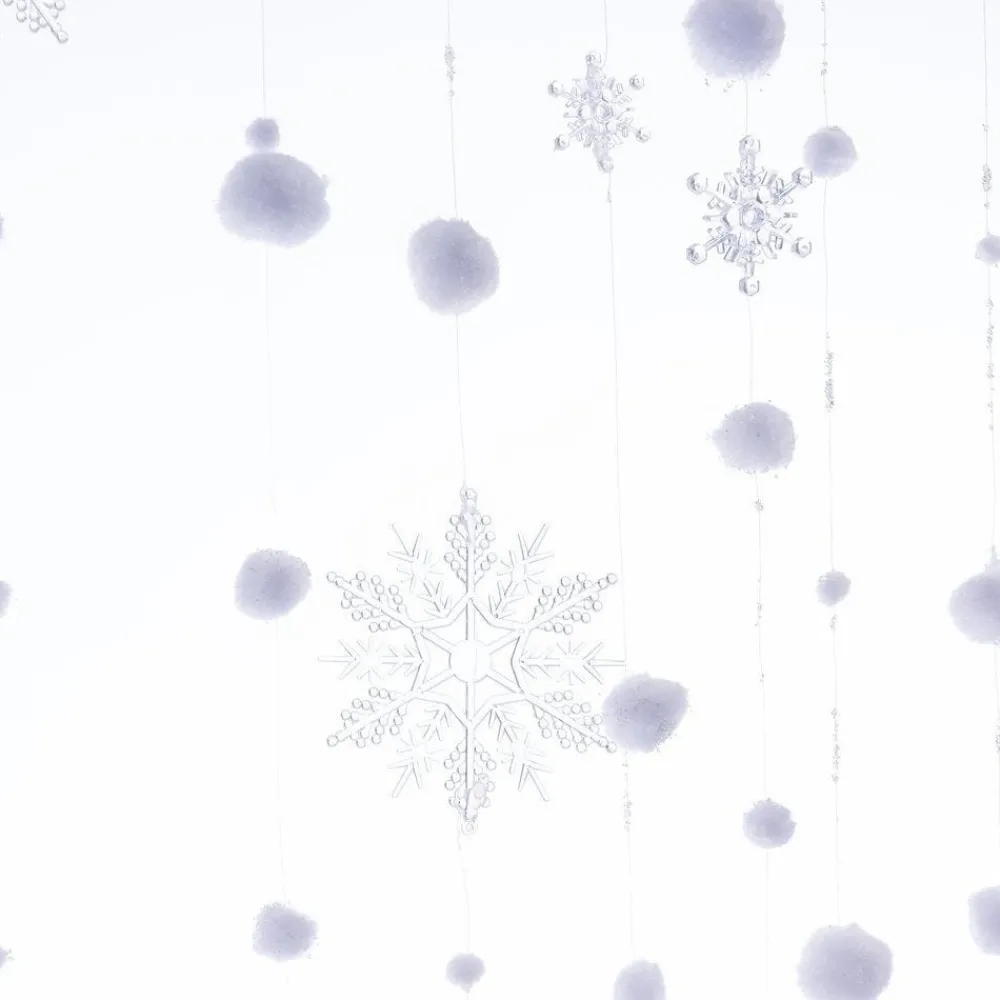 RETIF Rideau Boules De Neige L 90 X H 200 Cm Cheap