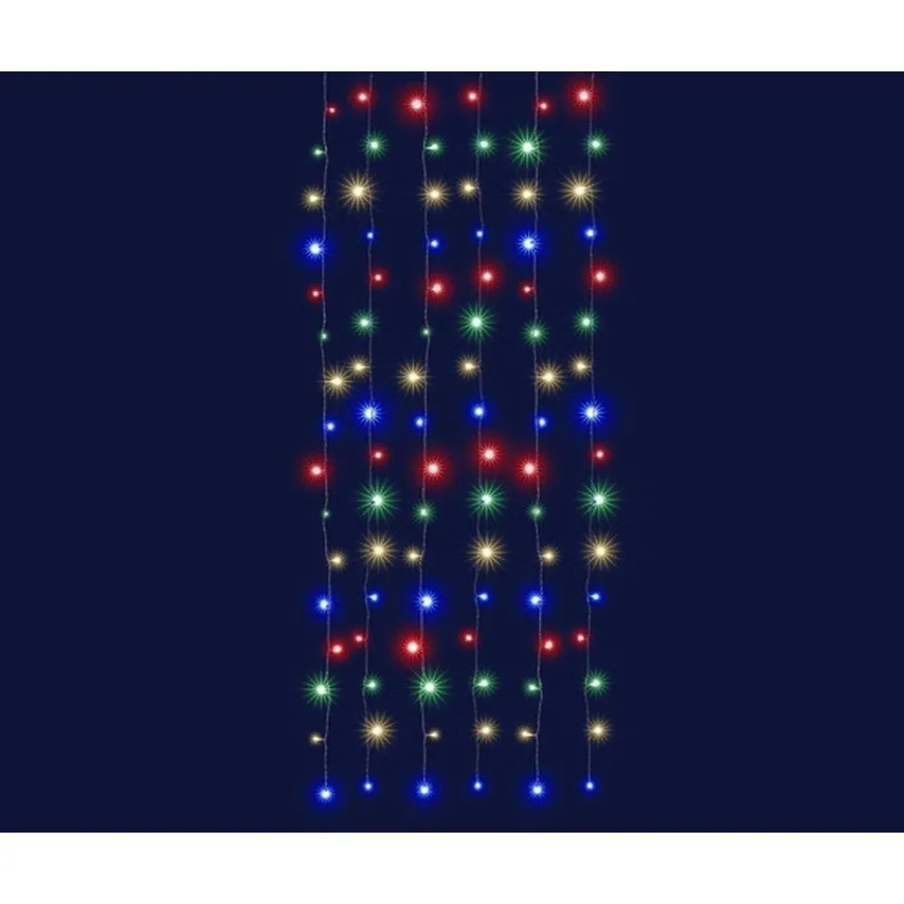 RETIF Rideau Flicker Light+® Brillant Led Opaque Multicolore - 2Mx2M Store