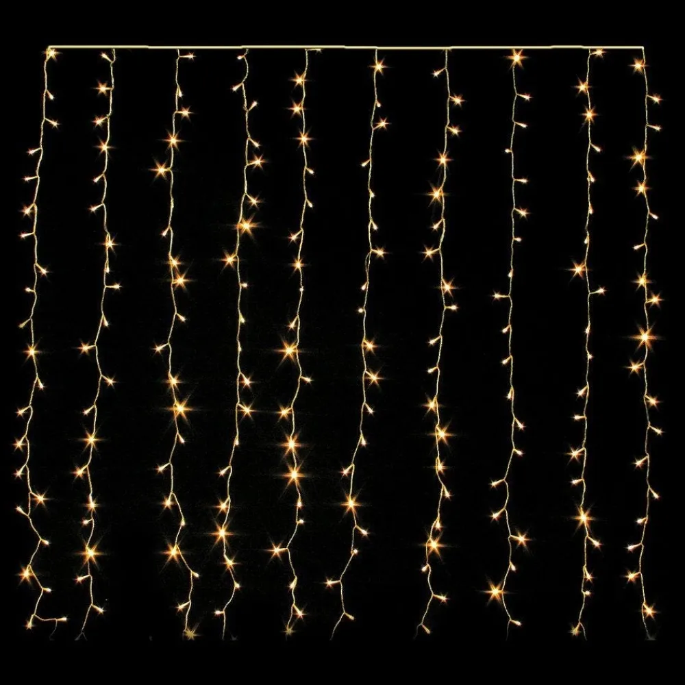 RETIF Rideau Lumineux Blanc Chaud 200 Leds 2X2M Best