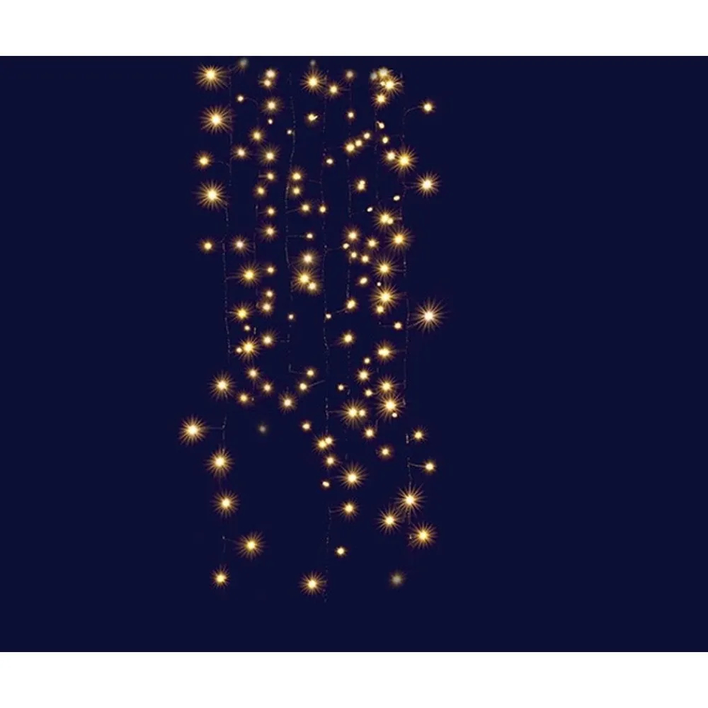 RETIF Rideau Micro Led Grappe Blanc Chaud - 2Mx2M New
