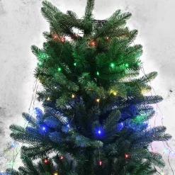 RETIF Rideau Pour Sapin Micro Led Multicolore 1,80 M Store