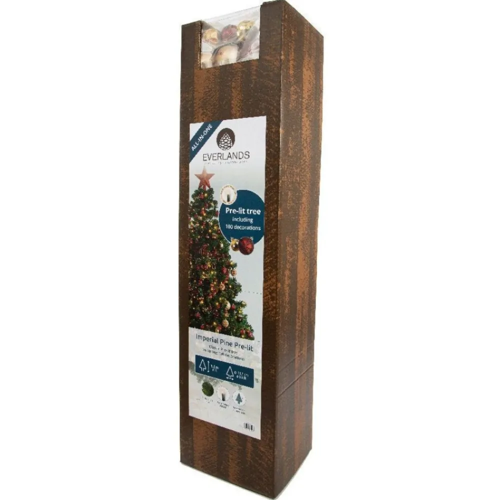 RETIF Sapin Artificiel Imperial Decore Et Lumineux O97X150Cm New