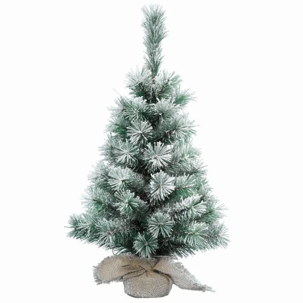 RETIF Sapin Artificiel Vancouver Enneige Pied Jute O42X60Cm Best